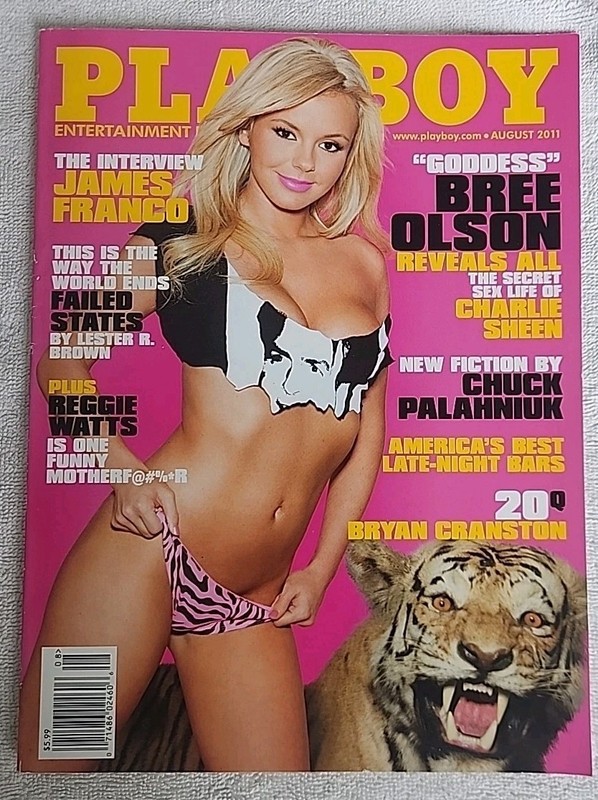 Playboy Magazine August 2011  Bree Olson  IRYNA IVANOVA 