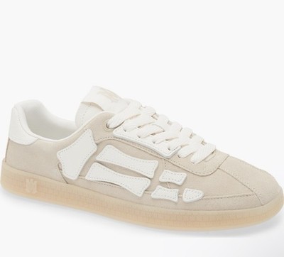 AMIRI Pacific Bones Low Top Sneaker  Sand  Size 9.5M/43EU