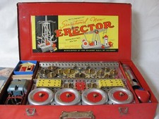 100 COMPLETE 1948 GILBERT ERECTOR SET/ 7 1/2 THE ENGINEERS SET/GREAT PRICE