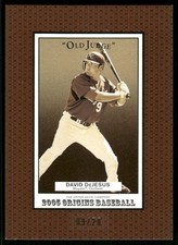L041 DAVID DEJESUS 2005 UPPER DECK ORIGINS OLD JUDGE GOLD 9/20 ROYALS #173