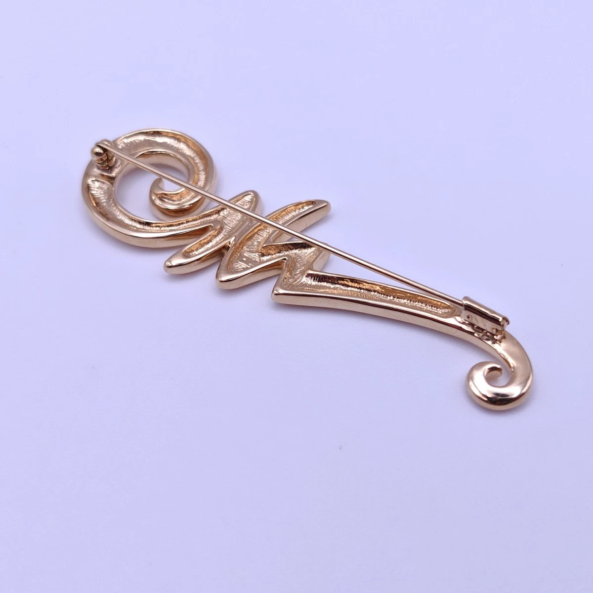 ⭐ Pierre Lang Brosche Anstecknadel Stecker Pin Anhänger Perle Stein Gold 067 ⭐