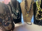 HUGE Lot Of Vintage Costume Jewelry 20 Necklaces