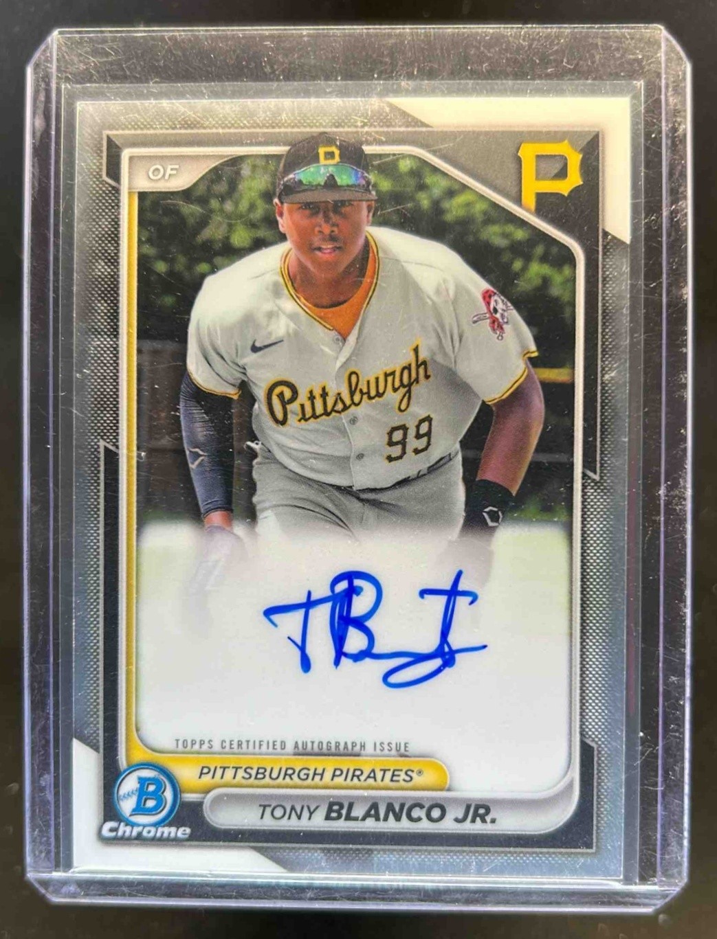 2024 Bowman Tony Blanco Jr. Chrome Prospect Auto #CPA-TB Pirates