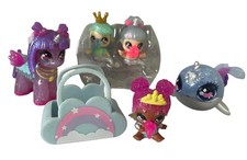 Spin Master Hatchimals CollEGGtibles Lot 6 Figures Shimmer Babies Whale Unicorn