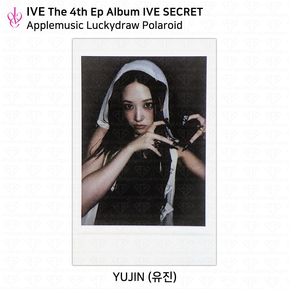 IVE 4th EP Album IVE SECRET AppleMusic LuckyDraw Event Photocard