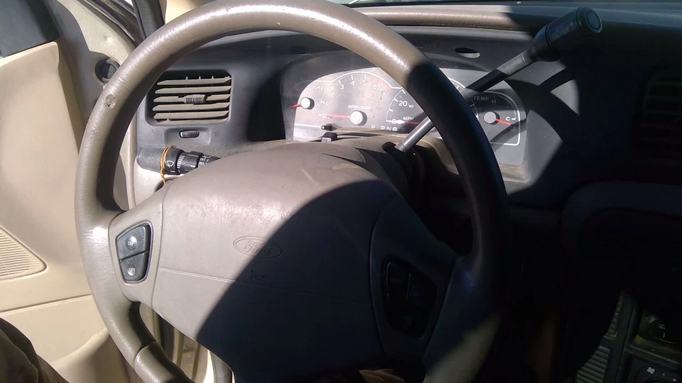 1999 2000 Ford Windstar Steering Wheel Oem Tan - Image 3 of 4