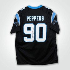 Julius Peppers Signed NFL Carolina Panthers Nike Game Football Jersey