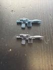 Lot of 2 Original Vintage Star Wars 1977 Imperial Blasters