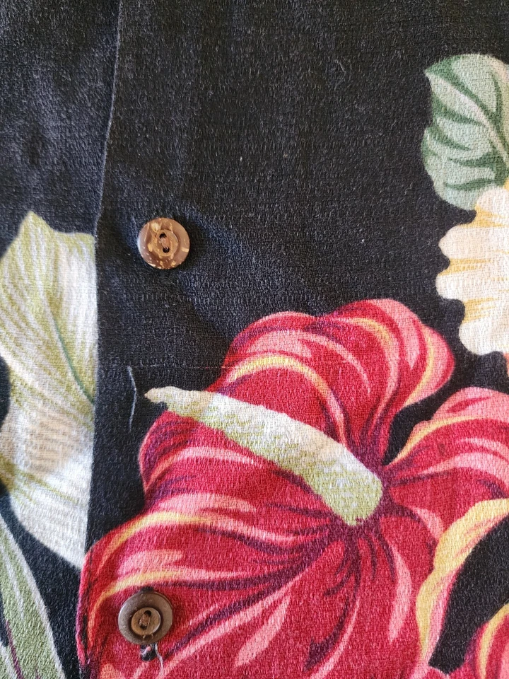 Iolani Hawaiian Shirt Men's Size XL Colorful Tropical Floral Aloha Button Front - Image 3 of 4