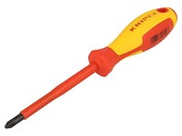 98 25 02 Schraubendreher Isoliert Pozidriv® PZ2 L.Klingen: 100Mm 1Kvac Knipex