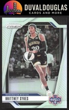 2024 Panini Prizm WNBA #80 Brittney Sykes Silver Prizms