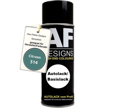 Für Citroen 514 Vert Agave Spraydose Basislack Sprühdose 400ml