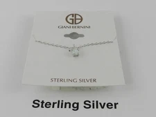 Giani Bernini Opal (4mm) Solitaire 18" Pendant Necklace in Sterling Silver