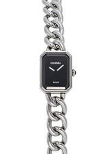 CHANEL Premiere Metal Chain H7019 Black Stainless Steel Ladies Quartz Watch