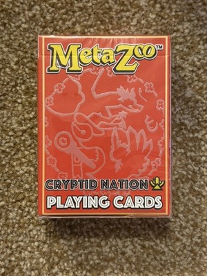 NEU SEALED MetaZoo X USPCC X WPT Kickstarter Cryptid Nation Playing Cards Deck