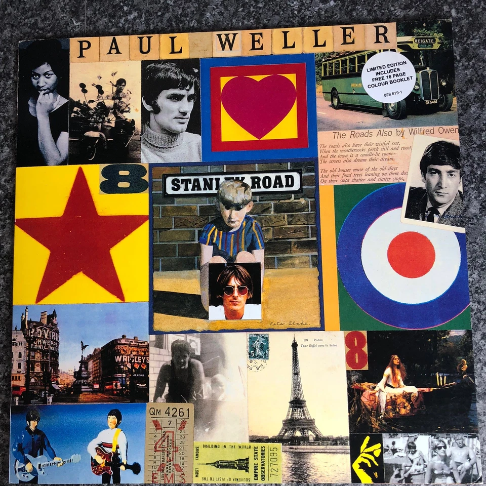 LP VINYL PAUL WELLER STANLEY ROAD LIMITED EDITION C/W BOOKLET 828 619-1 NM-/NM- - Image 2 of 4