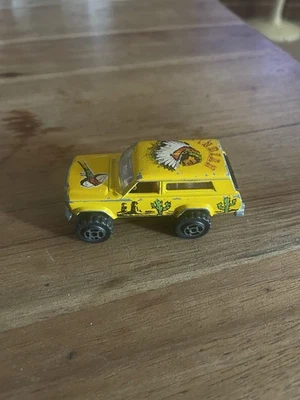 1990 Majorette #236 4x4 Jeep Cherokee - series 200 Movers Voiture Miniature - Photo 1/4