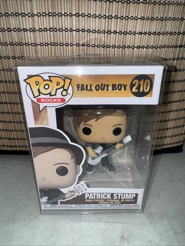 Funko Pop! Vinyl Figure Patrick Stump #210 Fall Out Boy Rocks W/ Protector
