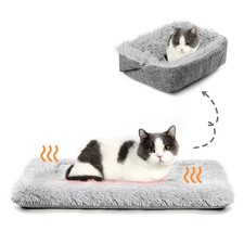 Cat Bed Self Warming, Foldable Self Heated Cat Mat Heating Pad 24 x 20 inch E...