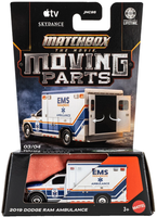 Matchbox 2026 - 2019 Dodge Ram Ambulance - The Movie - Moving Parts - NEU OVP