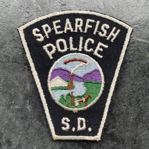 Vintage Original Spearfish South Dakota Police Patch Never Used