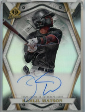 2022 Topps Bowman Miami Marlins Kahlil Watson Invicta Autographs 38/99