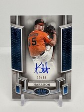 Kyle Harrison 2024 Topps Tier One Rookie Auto Blue /99 Giants Brewers RC