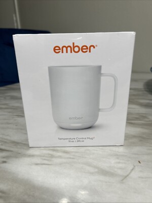 Ember CM191002US 10oz Temperature Control Smart Mug 2 - White New Sealed
