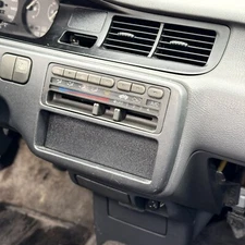 Single Din TEXTURED Radio DELETE Civic EK EG EJ CRX EF EH Honda Stereo BLOCK OFF