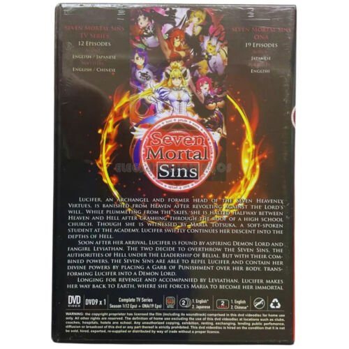 Anime DVD Seven Mortal Sins (1-12End+ONA) *Uncensored* English Dubbed All Region - Picture 2 of 7