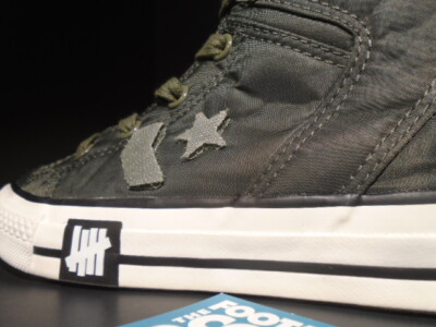 CONVERSE POORMAN WEAPON HI UNDEFEATED OLIVE GREEN WHITE BLACK CONVERSE POORMAN WEAPON HI UNDEFEATED OLIVE GREEN WHITE BLACK