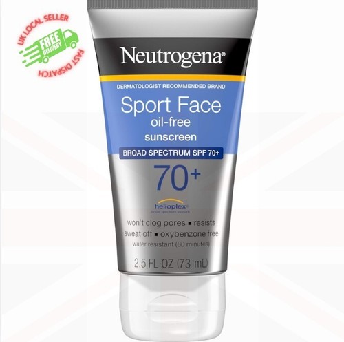 Neutrogena Sport Face SPF 70 + 73 ml Oil-Free Lotion - UVA/UVB Protection Cream