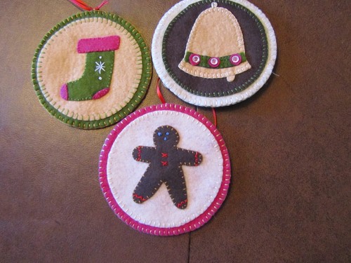 Christmas Decorations - Wool Handmade Pendant Ornaments - Picture 1 of 4