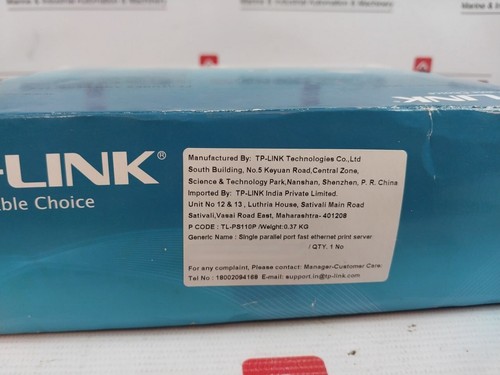 TP-LINK TL-PS110P Single Parallel Port Fast Ethernet Print Server Ver 1.5 - Picture 15 of 15