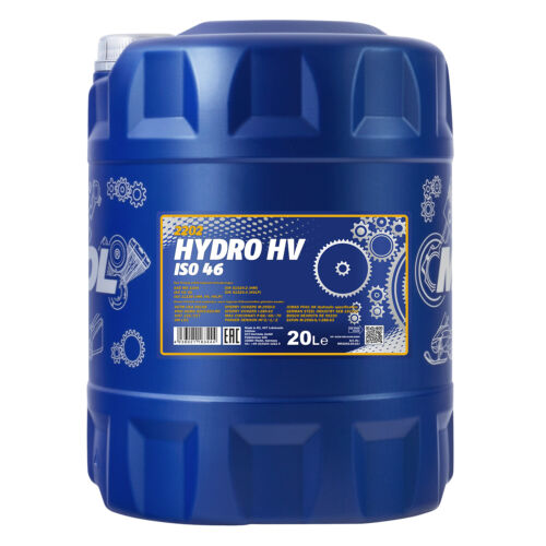 20 (1x20) litres MANNOL Hydro HV ISO 46 / HVLP 46 huile hydraulique DIN 51524/3 - Photo 1/2
