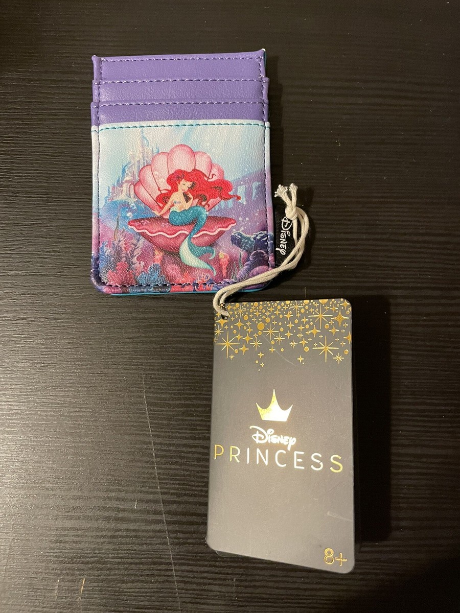 NWT Disney Loungefly Cardholder Ariel in Shell FREE SHIPPING