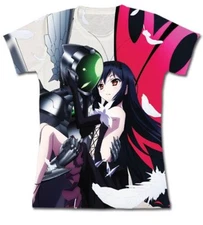 *NEW* Accel World: Silver Crow & Kuroyukihime Printed Juniors XX-Large (XXL)