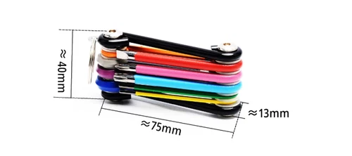 Rainbow Torx Head-Allen Key- Multi-Tool Bicycle Repair Colorful Cycling Wrench - Picture 20 of 22