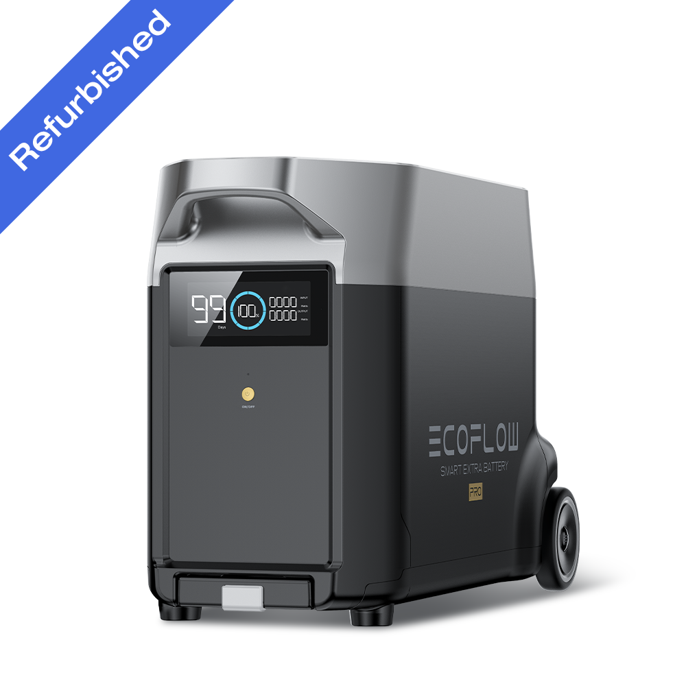 EcoFlow DELTA Pro Generator Extra Battery 3600Wh Certified