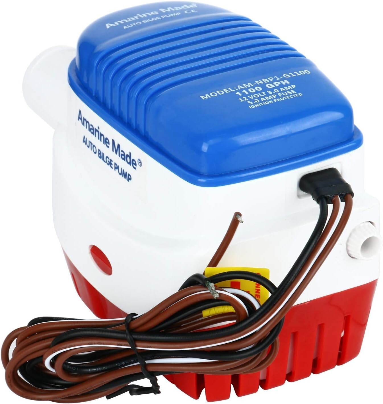 12v 1100gph Automatic Submersible Boat Bilge Water Pump with A Float Switch