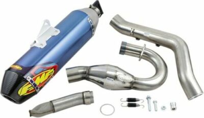 FMF Factory 4.1 Full Exhaust w/MegaBomb Pipe Blue 09-26 Yamaha