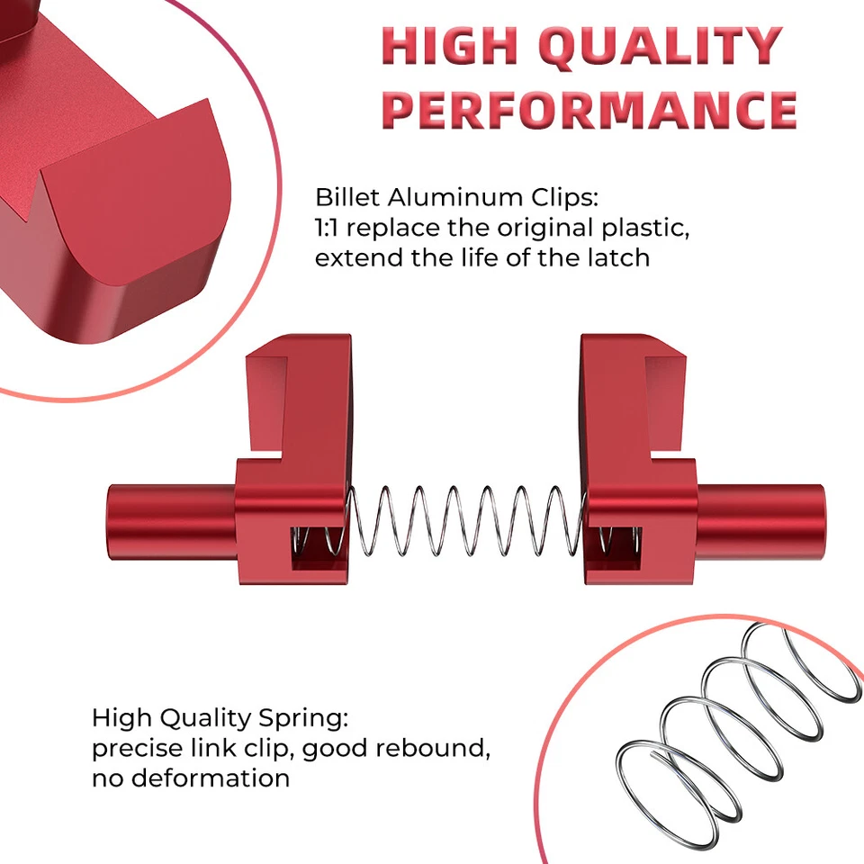 ДЛЯ GEO TRACKER / SUZUKI SIDEKICK МЯГКИЙ ВЕРХ КРЫШИ ЗАЩЕЛКИ ЗАЖИМЫ + ПРУЖИНЫ АЛЮМИНИЙ - Изображение 4 из 4