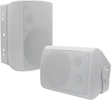 Herdio 6.5 Inches Passive Outdoor Speakers Waterproof Wired 400 Watt 1 Pair