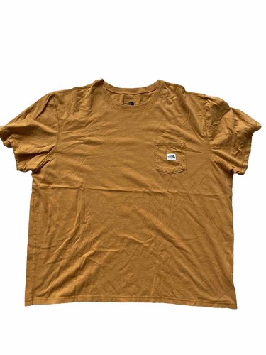 The North Face Shirt Mens 2XL Short Sleeve T Orange Brown Cotton