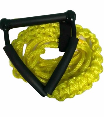Wakesurf Rope and Handle by Tantrum Tow Ropes Yellow