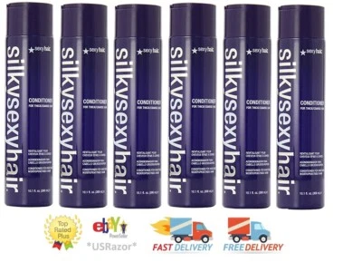 New 6Pc Silky Sexy Hair Conditioner for Thick/Coarse Hair 10.1 FL OZ 300ml USA