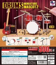 Miniature drum mascot 2 [5 types set (full complete)] capsule J.DREAM Japan 402Y