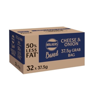 Walkers Chips Ofen gebackener Käse & Zwiebel 32 x 37,5 Versand mit Sendungsverfolgung
