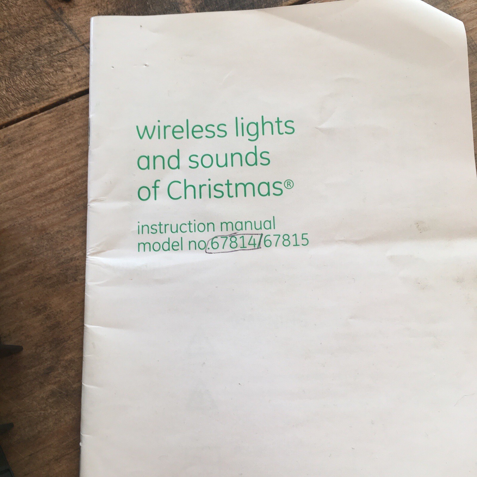 Mr. Christmas Wireless Lights Sounds Set Christmas Transmitter