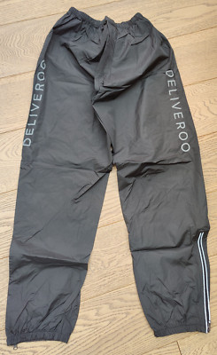 DELIVEROO WASSERDICHTE FAHRERHOSE HOSE GRÖSSE LARGE BRANDNEU DLV015